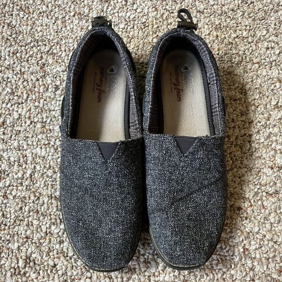 Skechers Bobs Chill Luxe Urban Frost Womens Alpargata Flat Charcoal US Size 7.5 - Picture 2 of 9